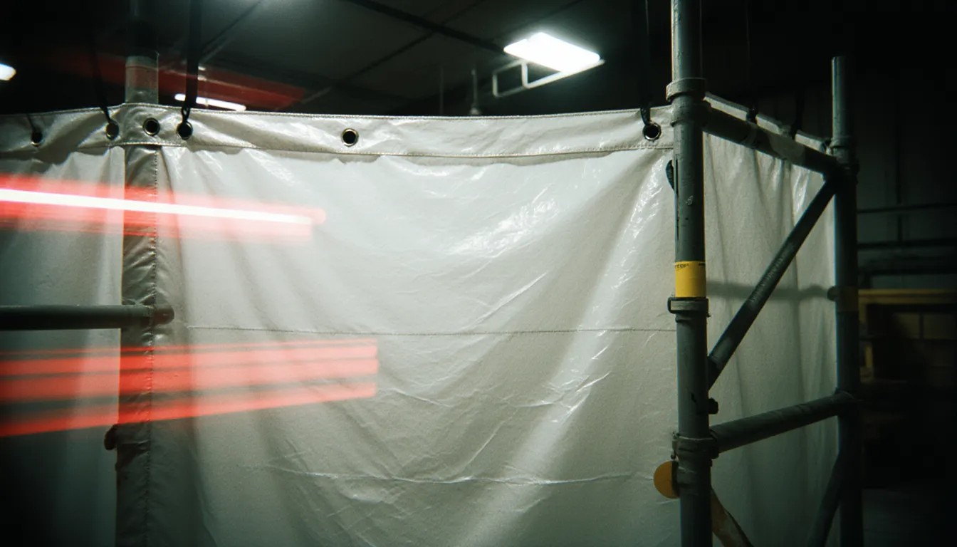 Le rôle d’une bâche de protection industrielle sur un site professionnel